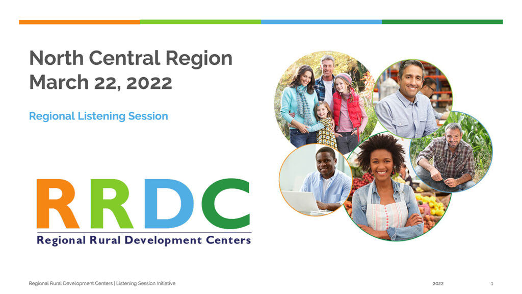 Slide Presentation of the North Central Region's Listening Session