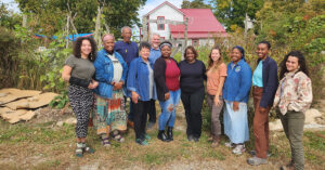 Group photo of Urban Ag and Small Rural Beginning Farmers who completed the Central State University Extension CED, Ready, Set, Grow! - Agriculture Training (Agribusiness training) program. 