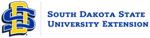 South Dakota State University Extension logo with a blue "S" and a yellow D" 