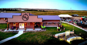 aerial view of Nio Valley Vineyards in Nebraska